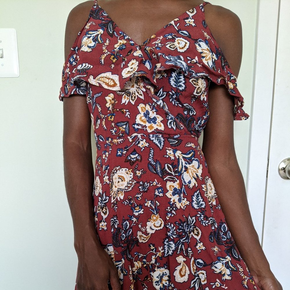 Forever 21 open shoulder dress